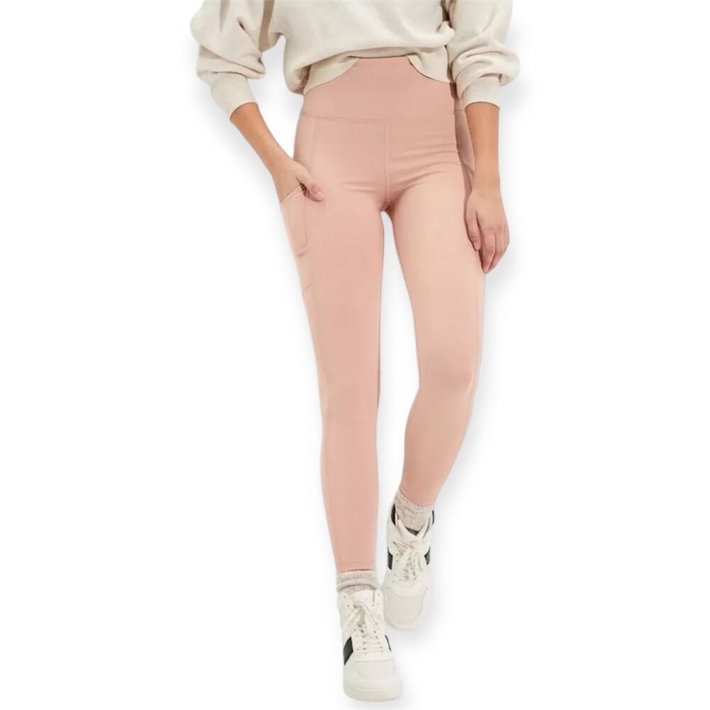 American Eagle Light Pink The Everything Pocket Leggings Size Small Athleisure